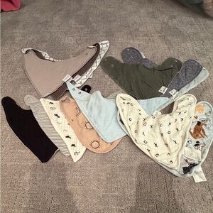 Assorted Baby Bandana Bibs Set